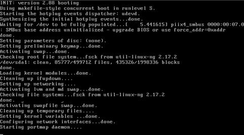 Debian boot process
