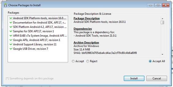 Приложение application vnd android package archive. Choose packages to install. Android package Kit installing Screen.