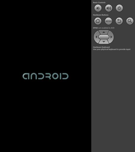 Booting Android in the emulator