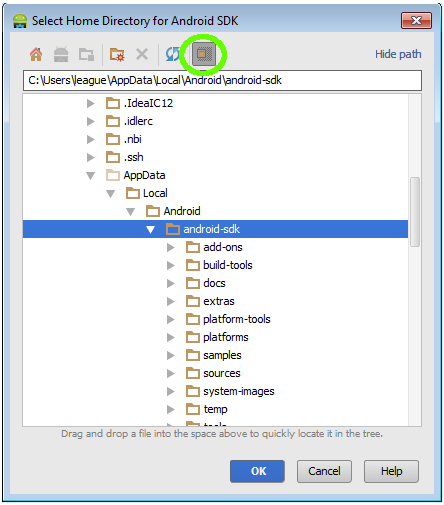 android sdk folder