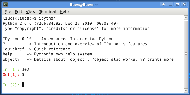 ipython command