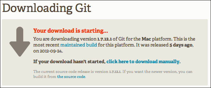 Download git