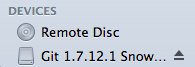 After installation, you can eject the disk image using the Finder