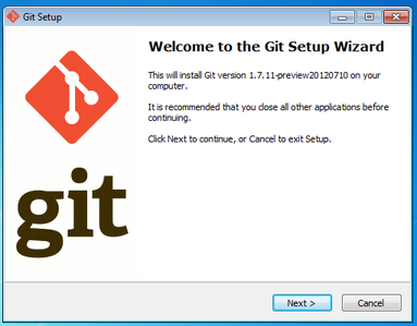 Git setup step 1