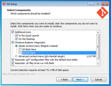 install git windows cmd